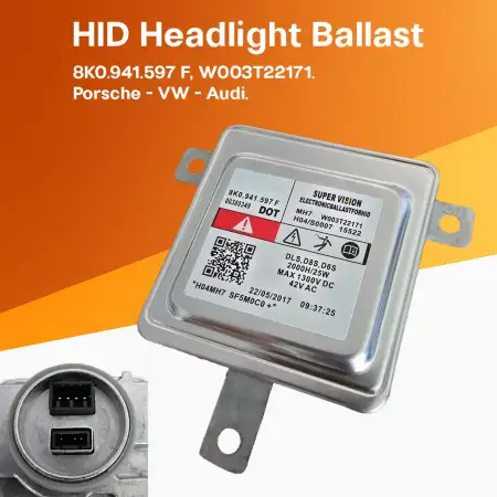VW Audi Porsche 8K0941597F W003T22171 HID Headlight Ballast | OEM Replacement